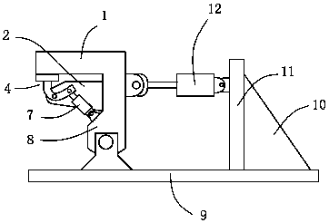 Rapid automobile sheet metal part edge wrapping mechanism