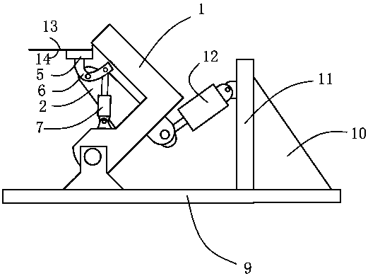 Rapid automobile sheet metal part edge wrapping mechanism