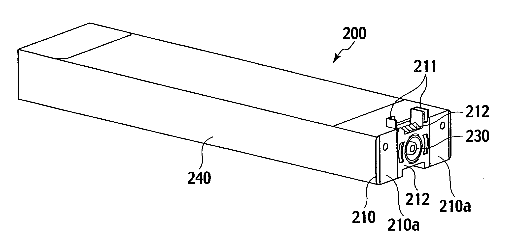 Detachable structure for ink cartridge