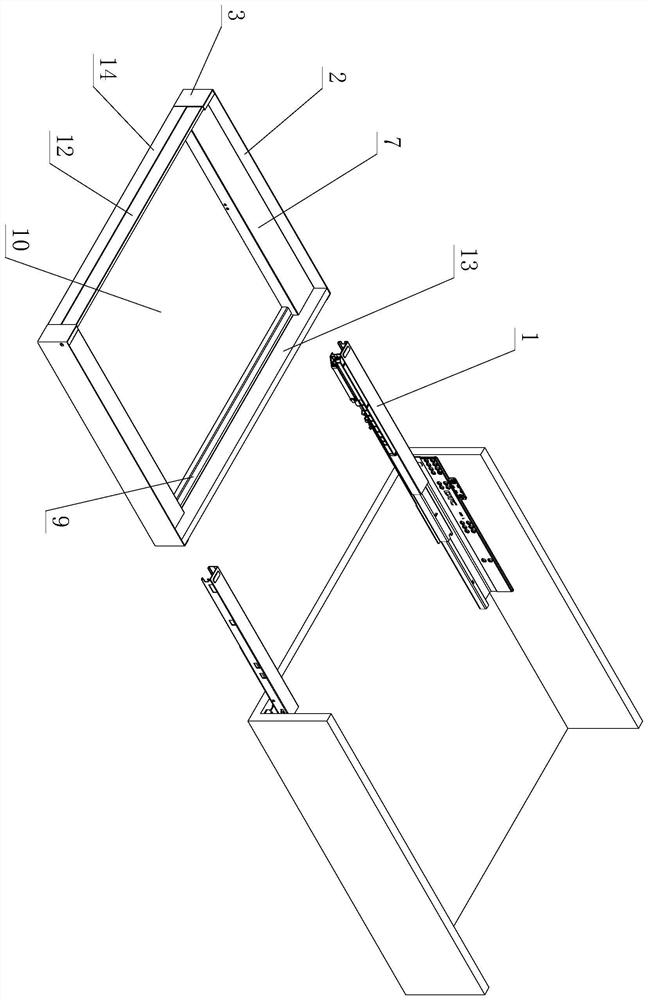 Multifunctional drawer type stable bearing mechanism