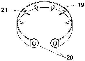 Adjustable penetration rainfall measuring device