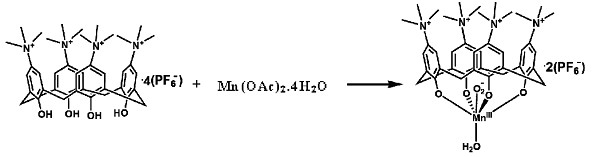 A kind of calixarene derivative and its metal complex as well as their preparation method and application