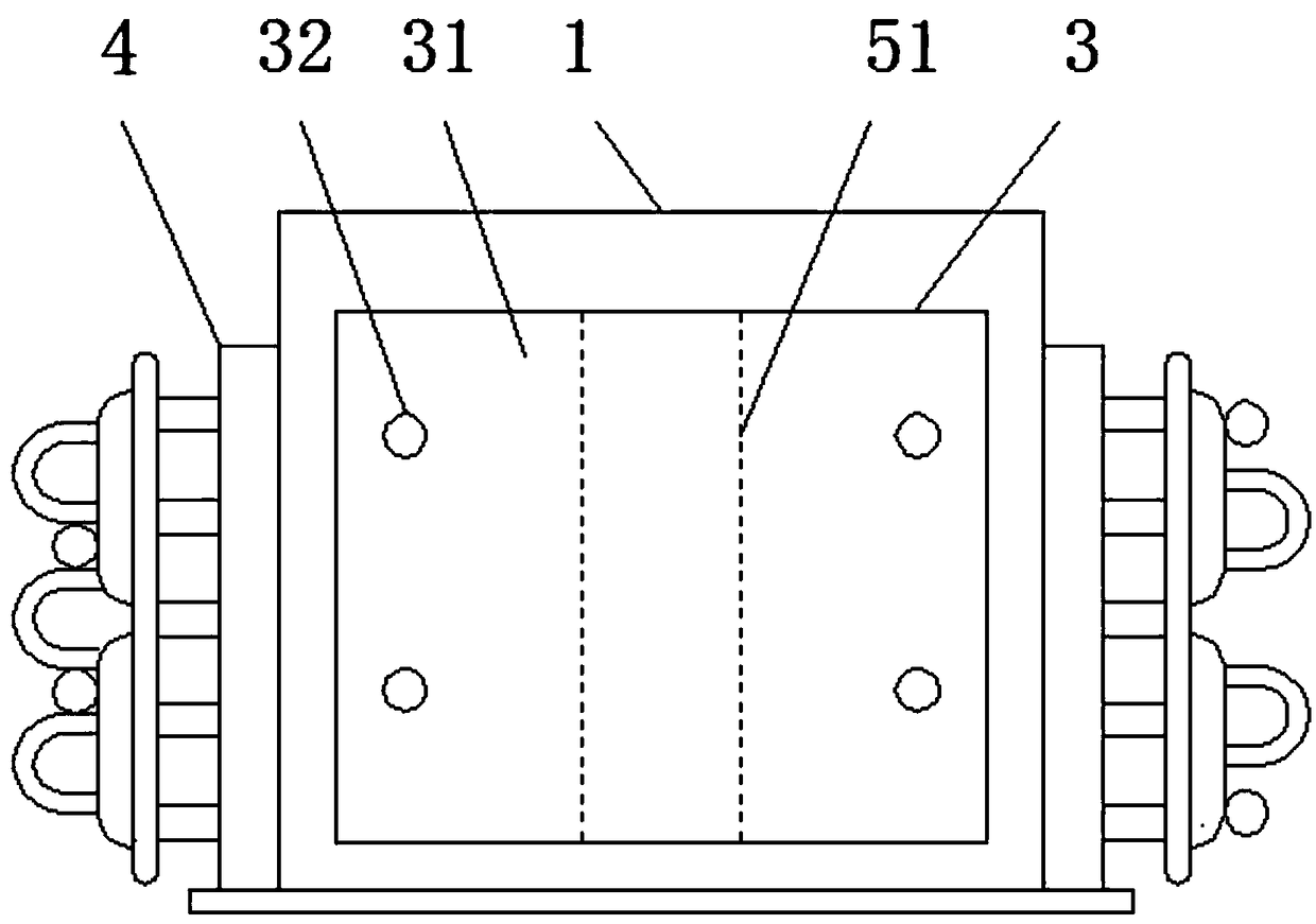 Height fine-adjustable wall-mounted furnace heat exchanger