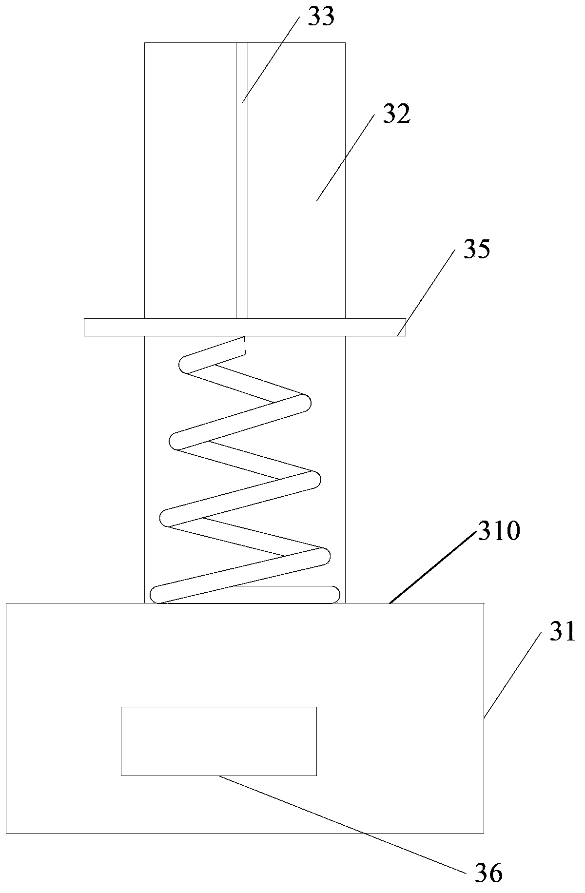 Spring testing method and spring elasticity testing device