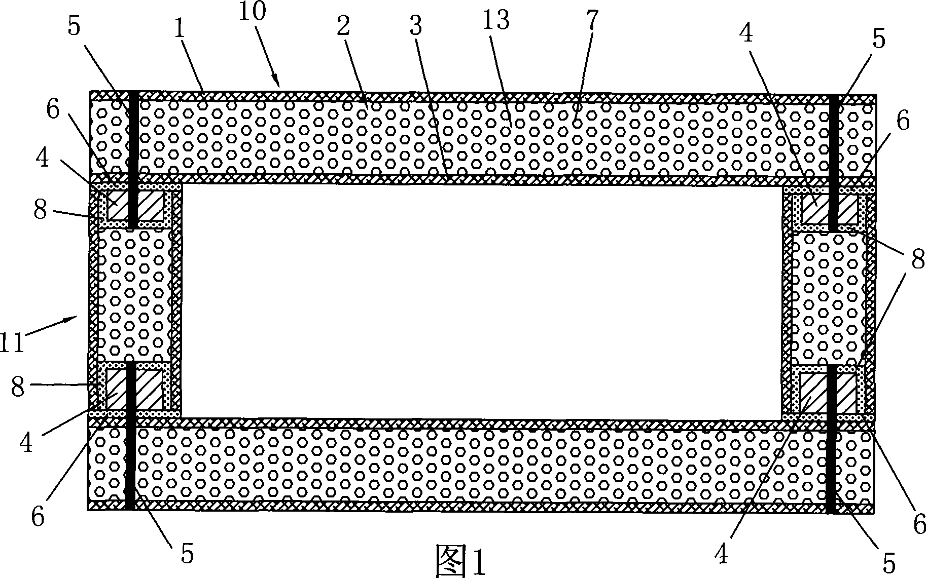 Pipeline provided with connecting components and manufacturing method thereof