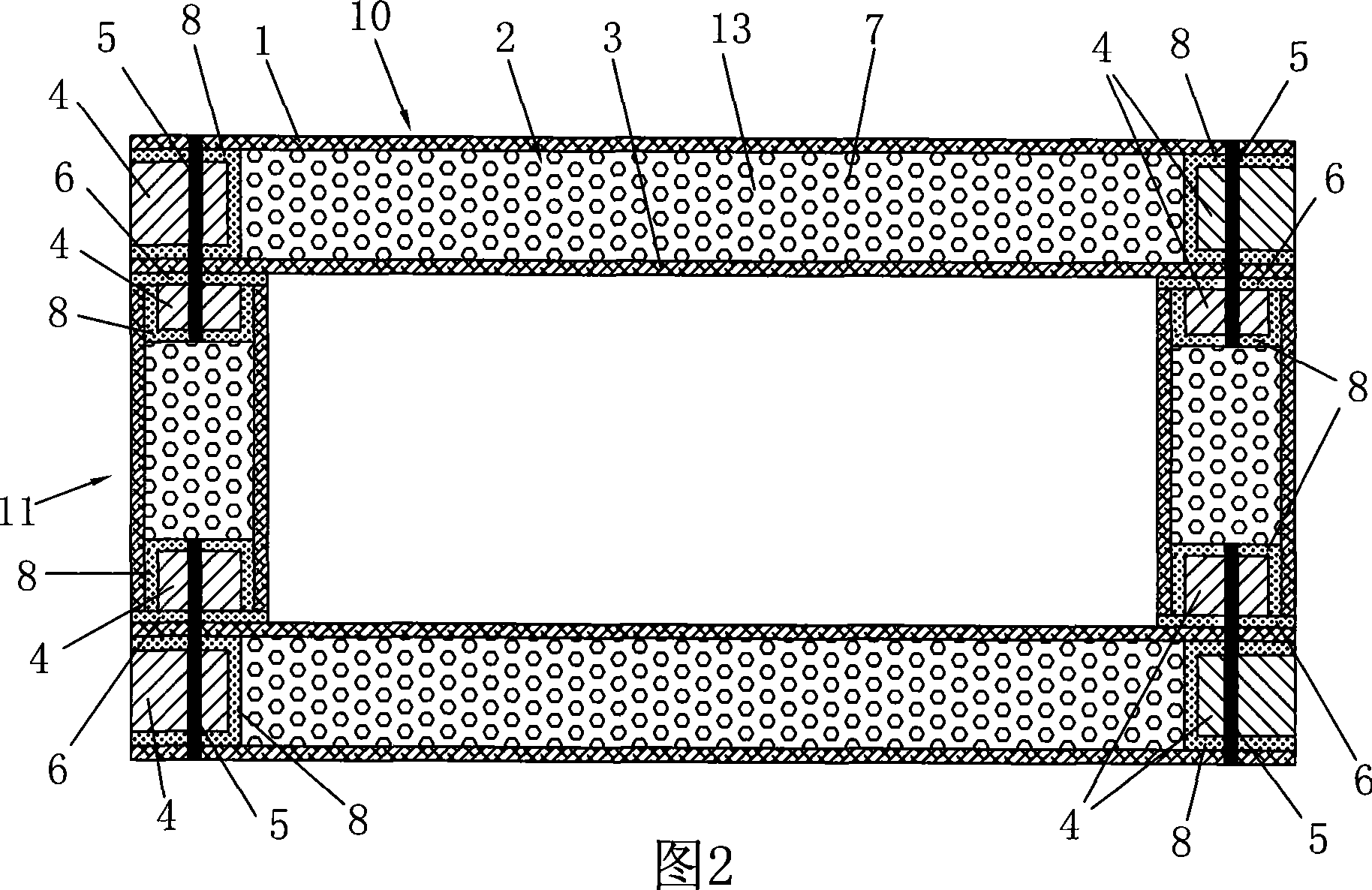 Pipeline provided with connecting components and manufacturing method thereof