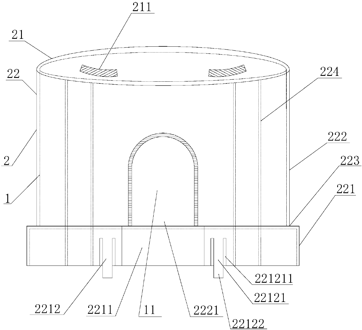 LED (Light-emitting Diode) street lamp cover