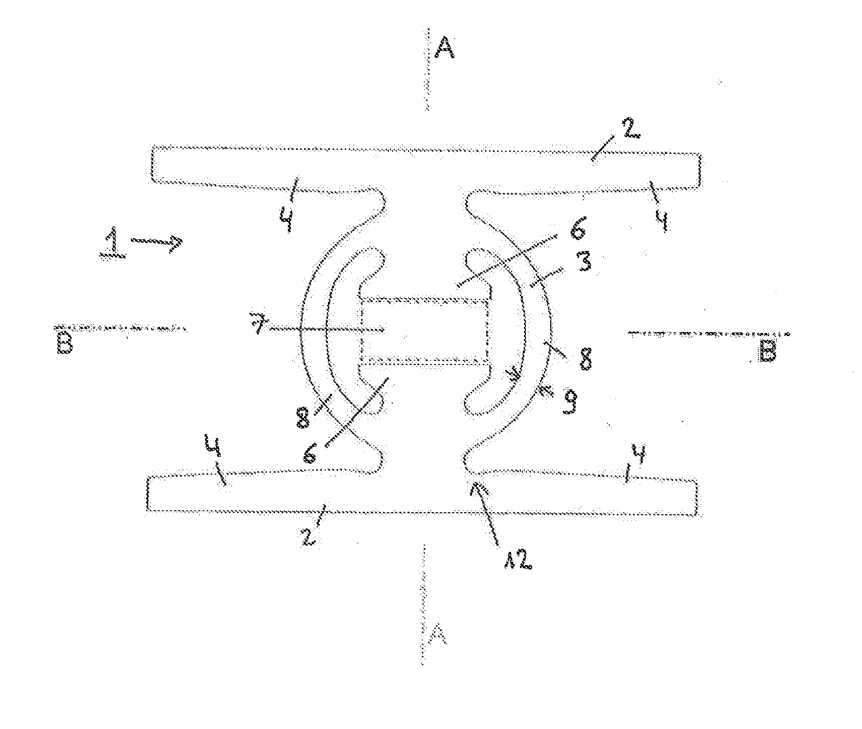 Hollow profile for a weight-in-motion sensor