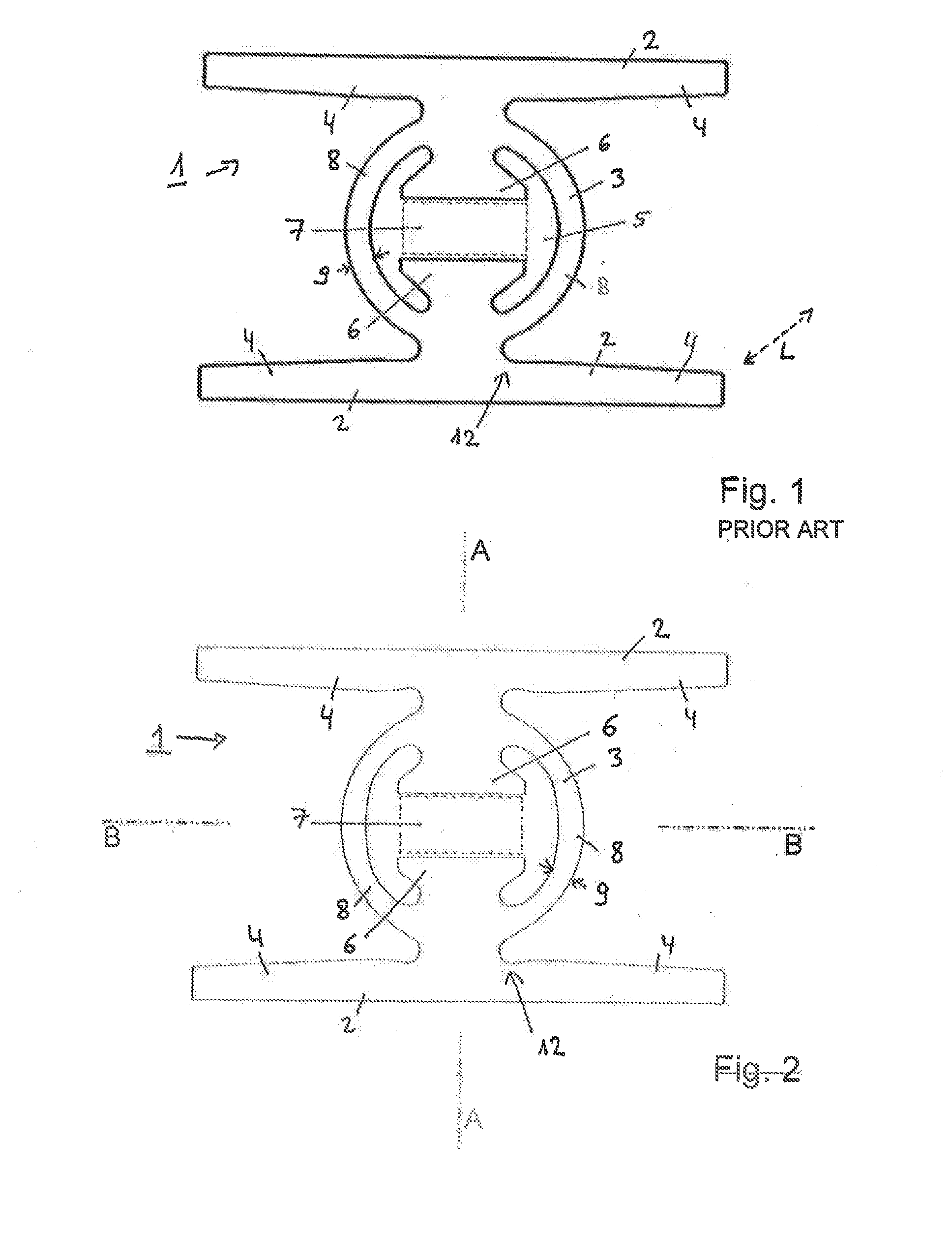 Hollow profile for a weight-in-motion sensor