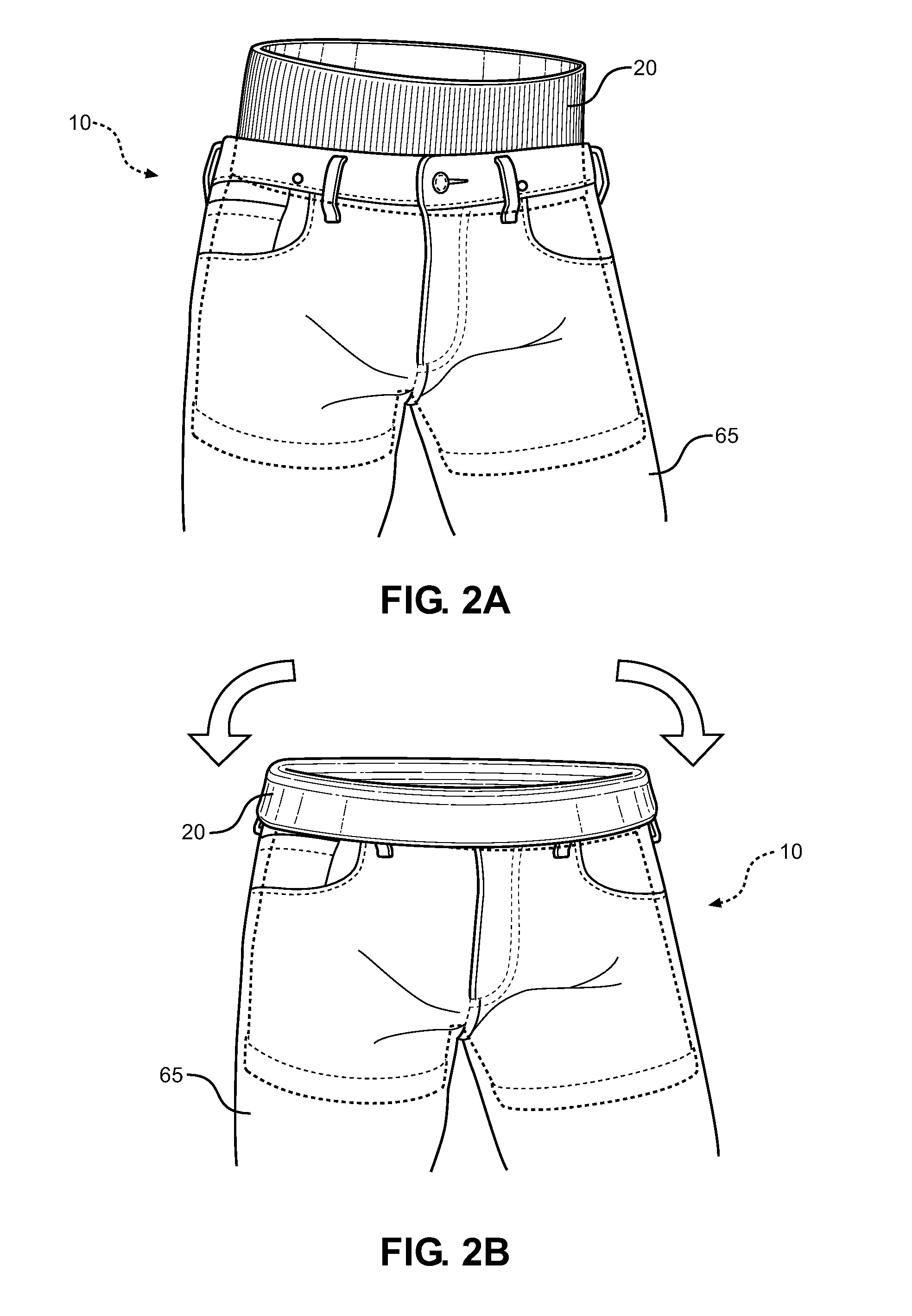 Wide Waistband and Pant Supporting Undergarment