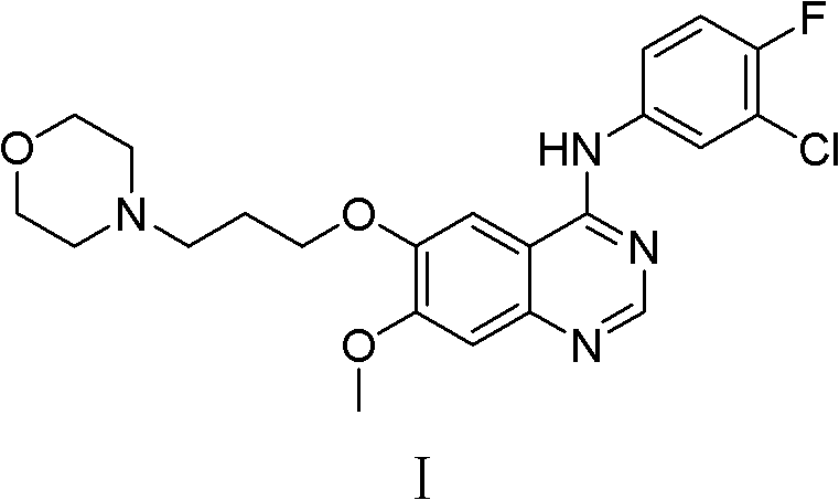 Preparation method of high-purity gefitinib