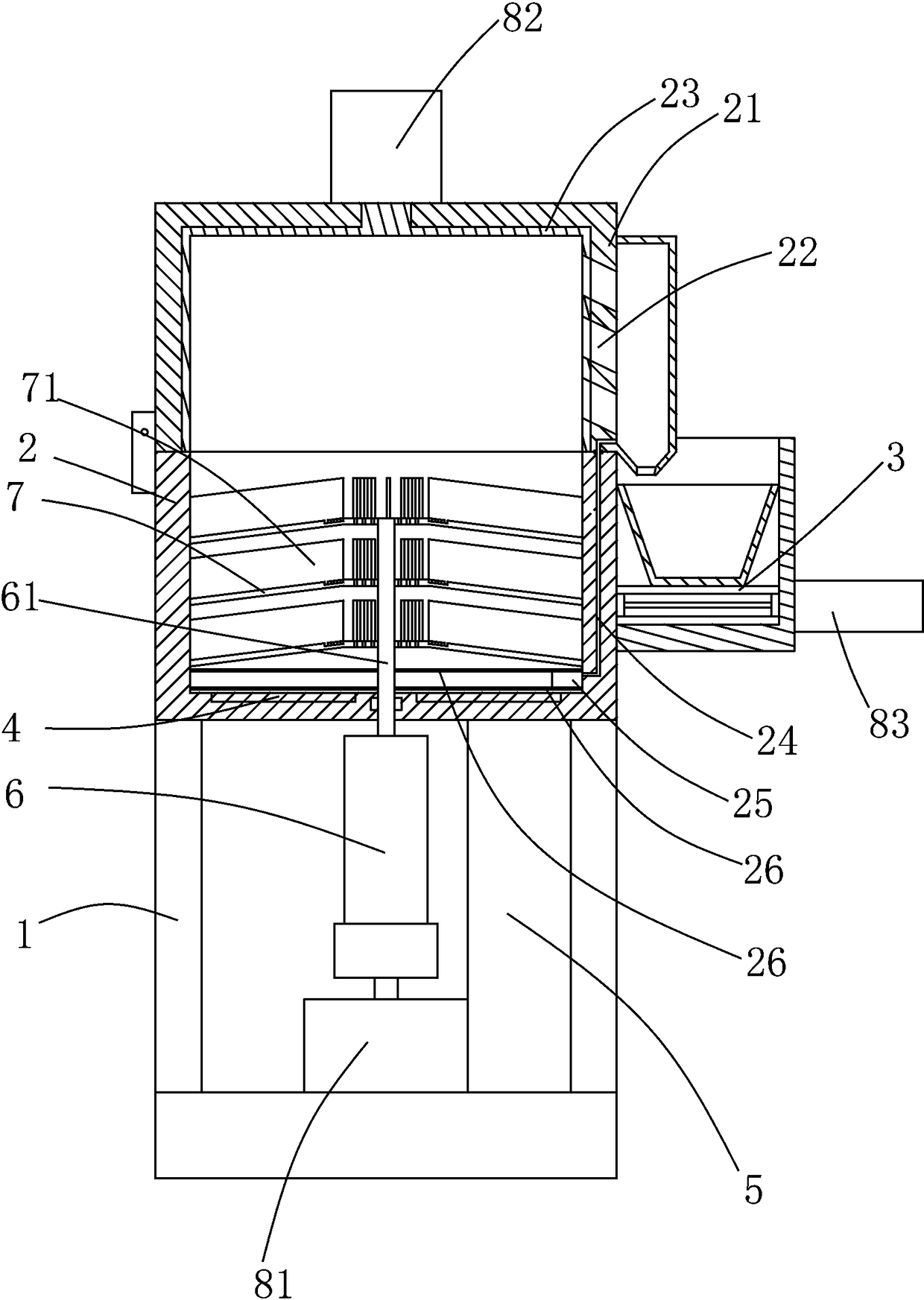 Fully automatic soup stewing and soup loading robot