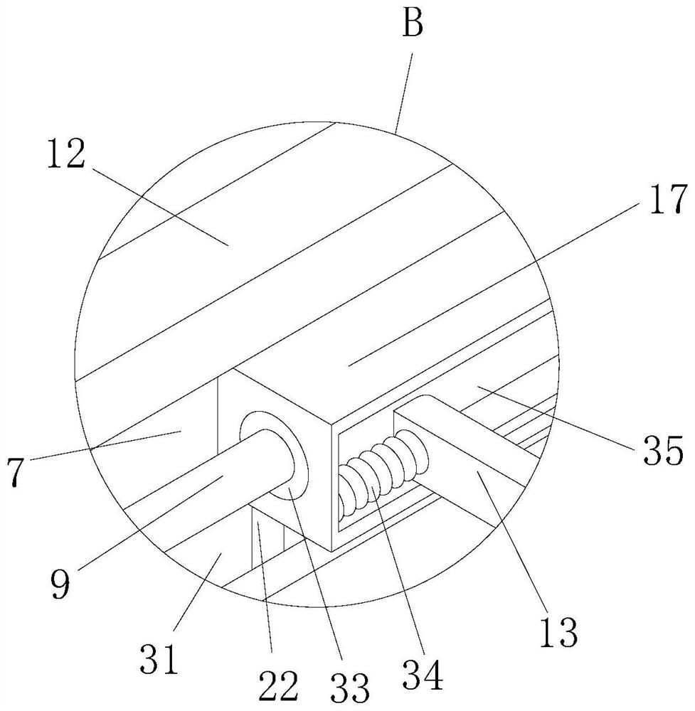 An automatic cleaning device for aluminum alloy wheels