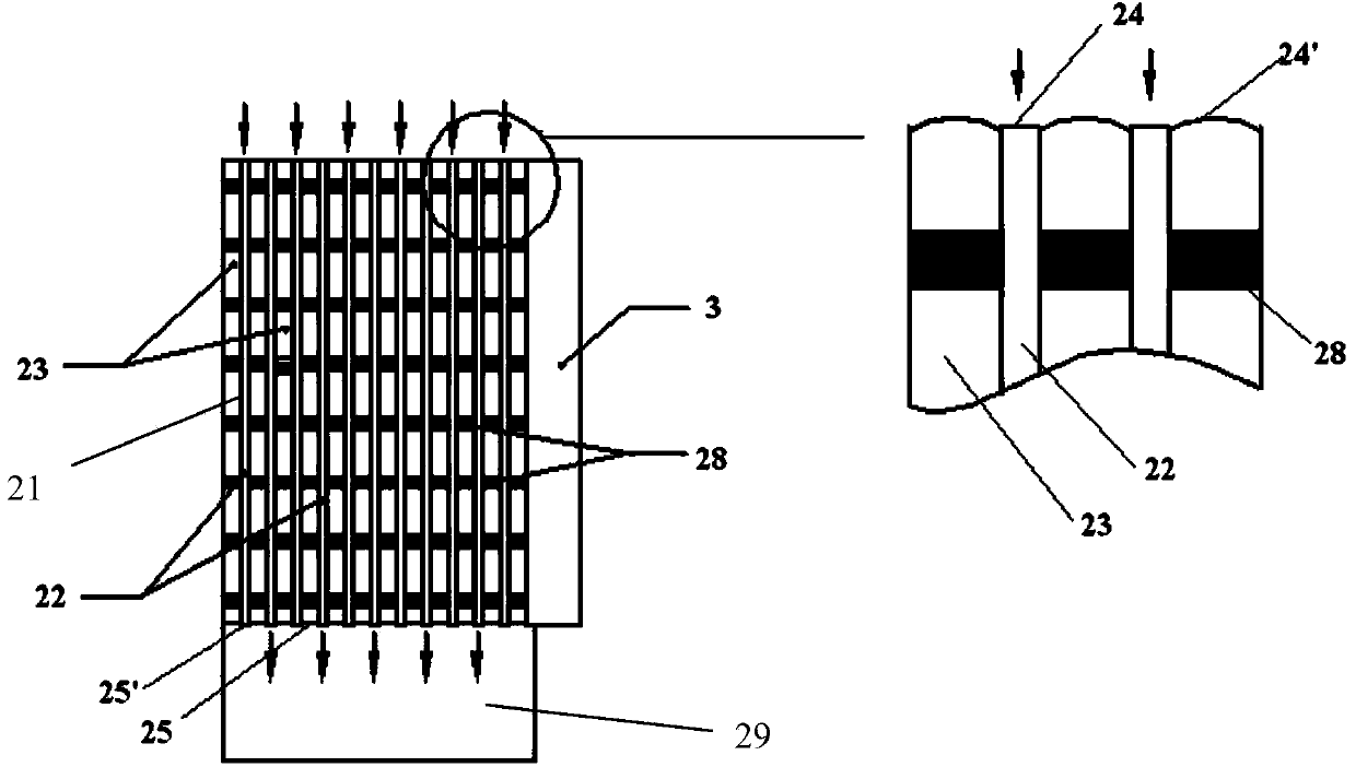 Molten salt reactor waste heat cooling device and method thereof