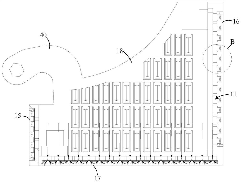 Air outlet structure, air conditioner indoor unit and air conditioner