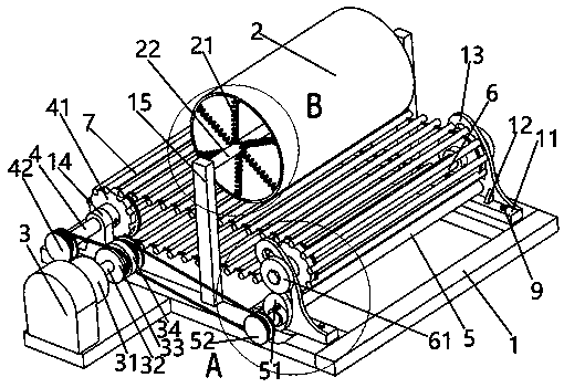 Peanut de-muding device