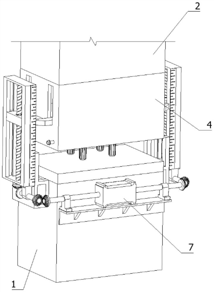 Upper material ejecting device of hot die forging press machine