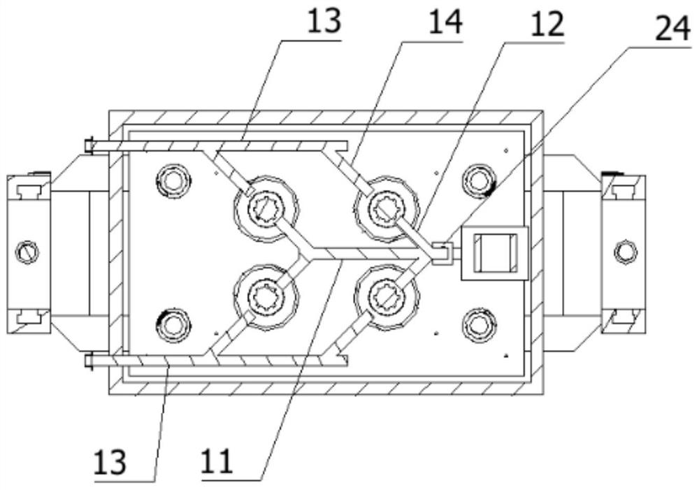 Upper material ejecting device of hot die forging press machine