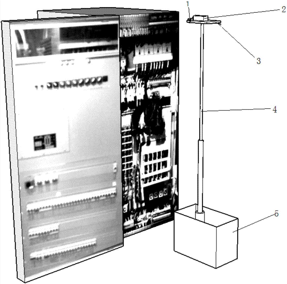 Cable wiring state image automatic recognition method and device