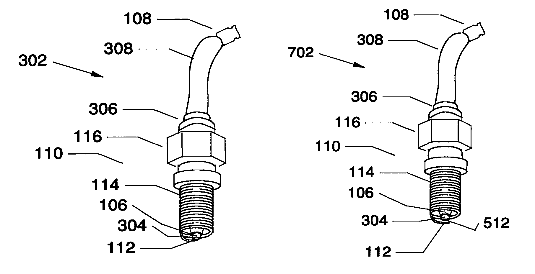 Flexible spark plug