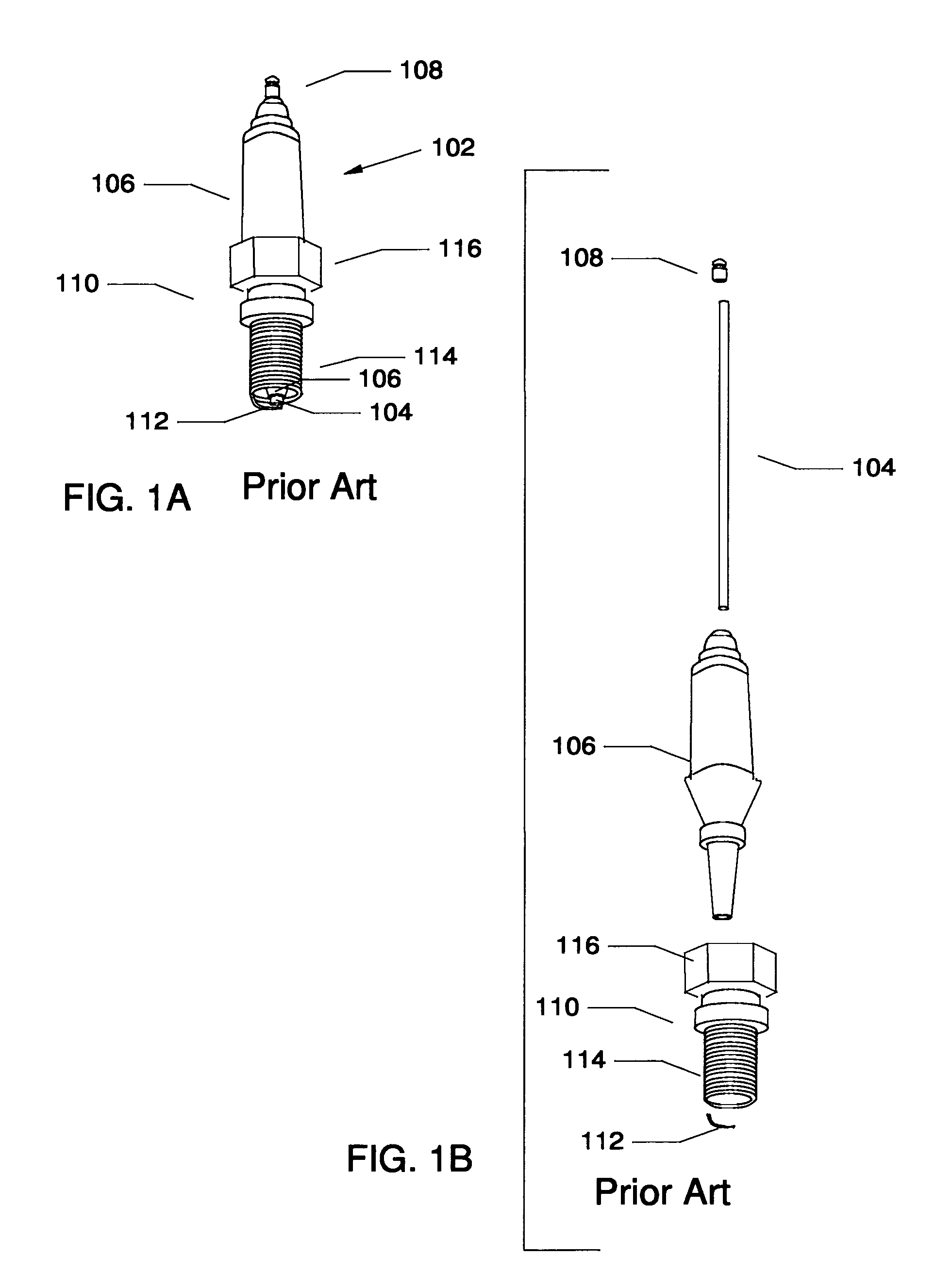 Flexible spark plug