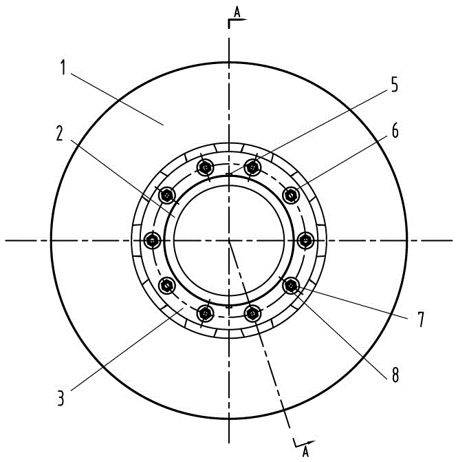 Shaft-mounted brake disc