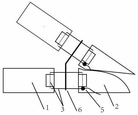 Thread clamping type skin closing auxiliary unit