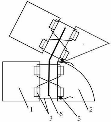 Thread clamping type skin closing auxiliary unit