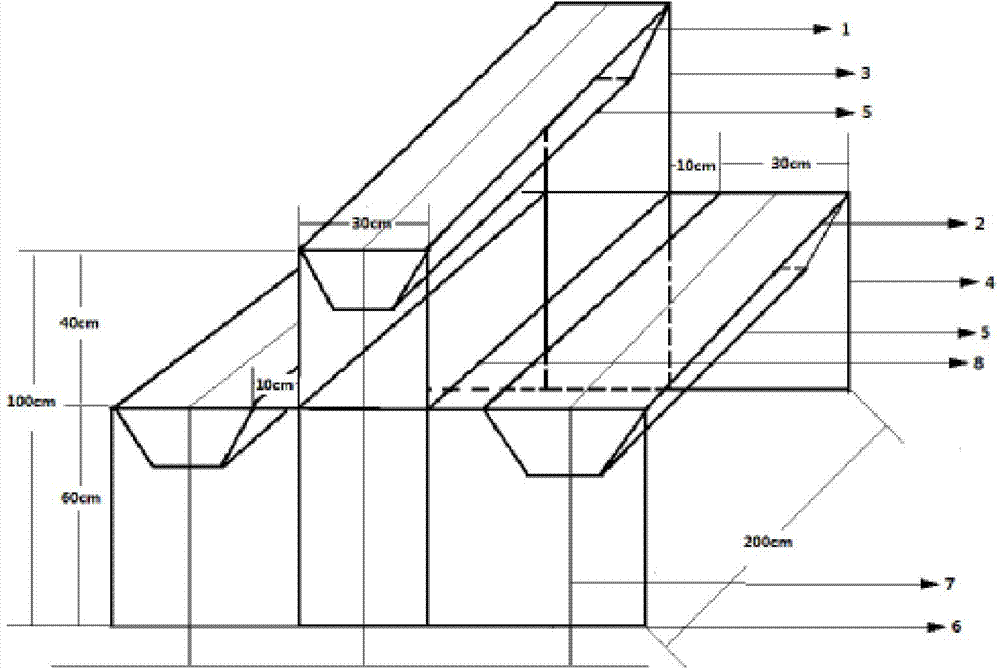 Method for cultivating frame type strawberries