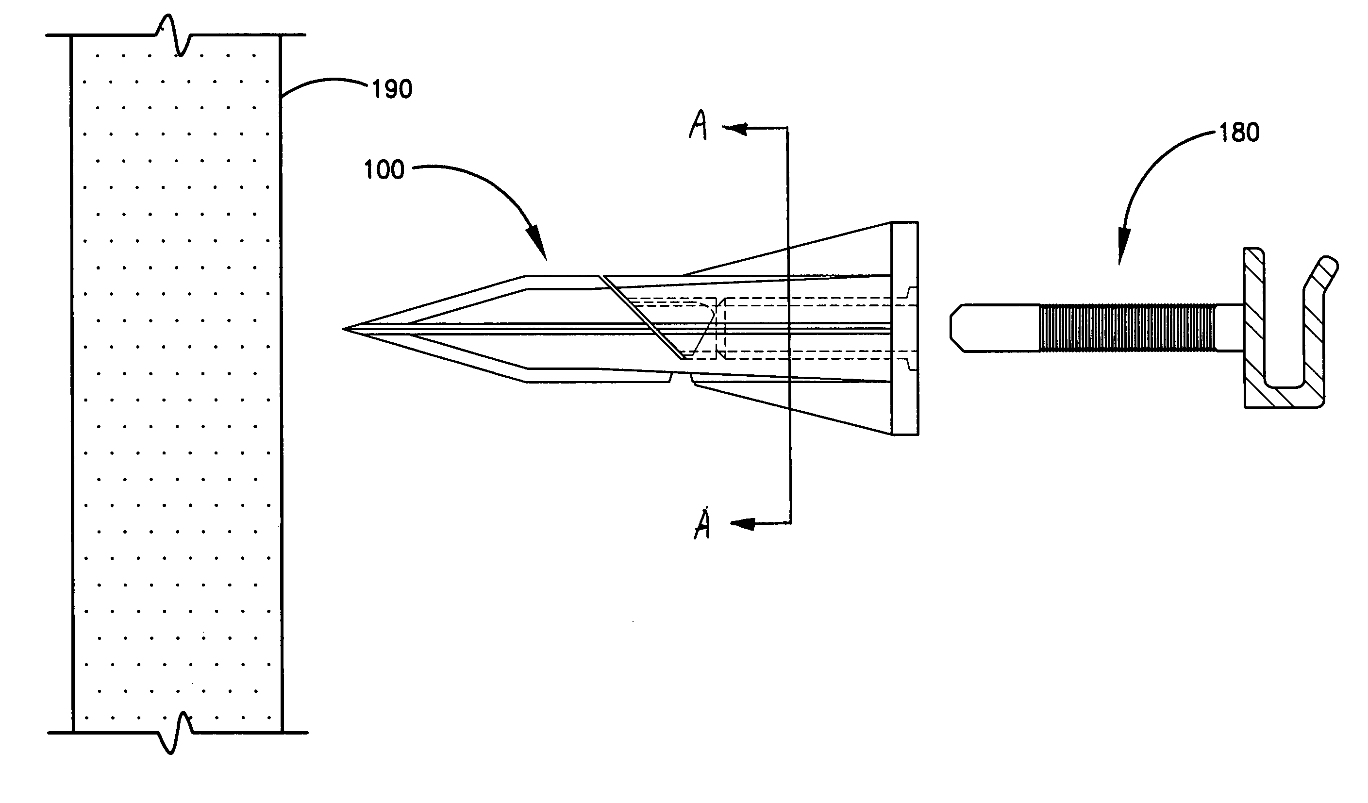 Wall and ceiling fastening system and methods therefor