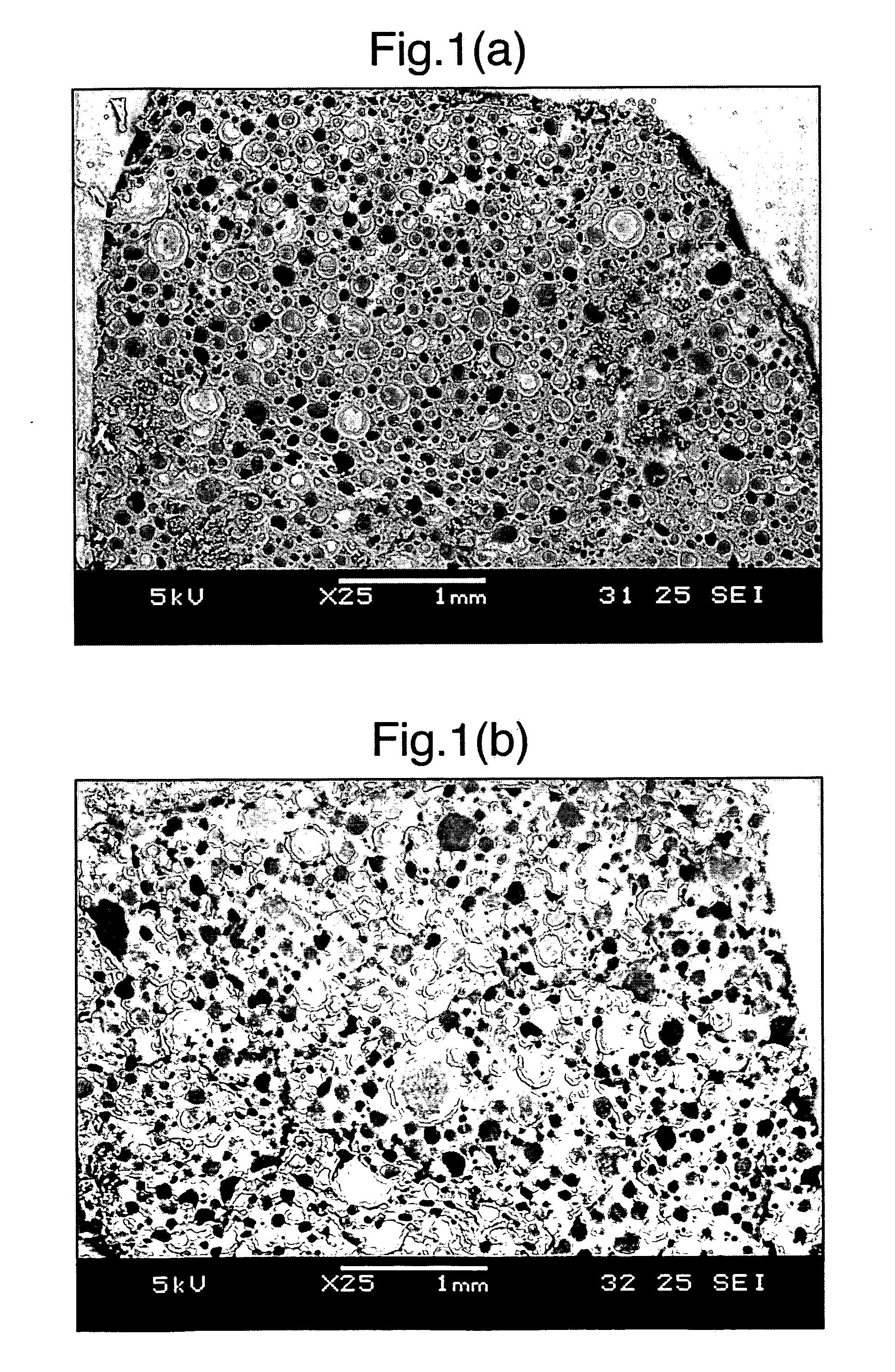 Aerated compositions