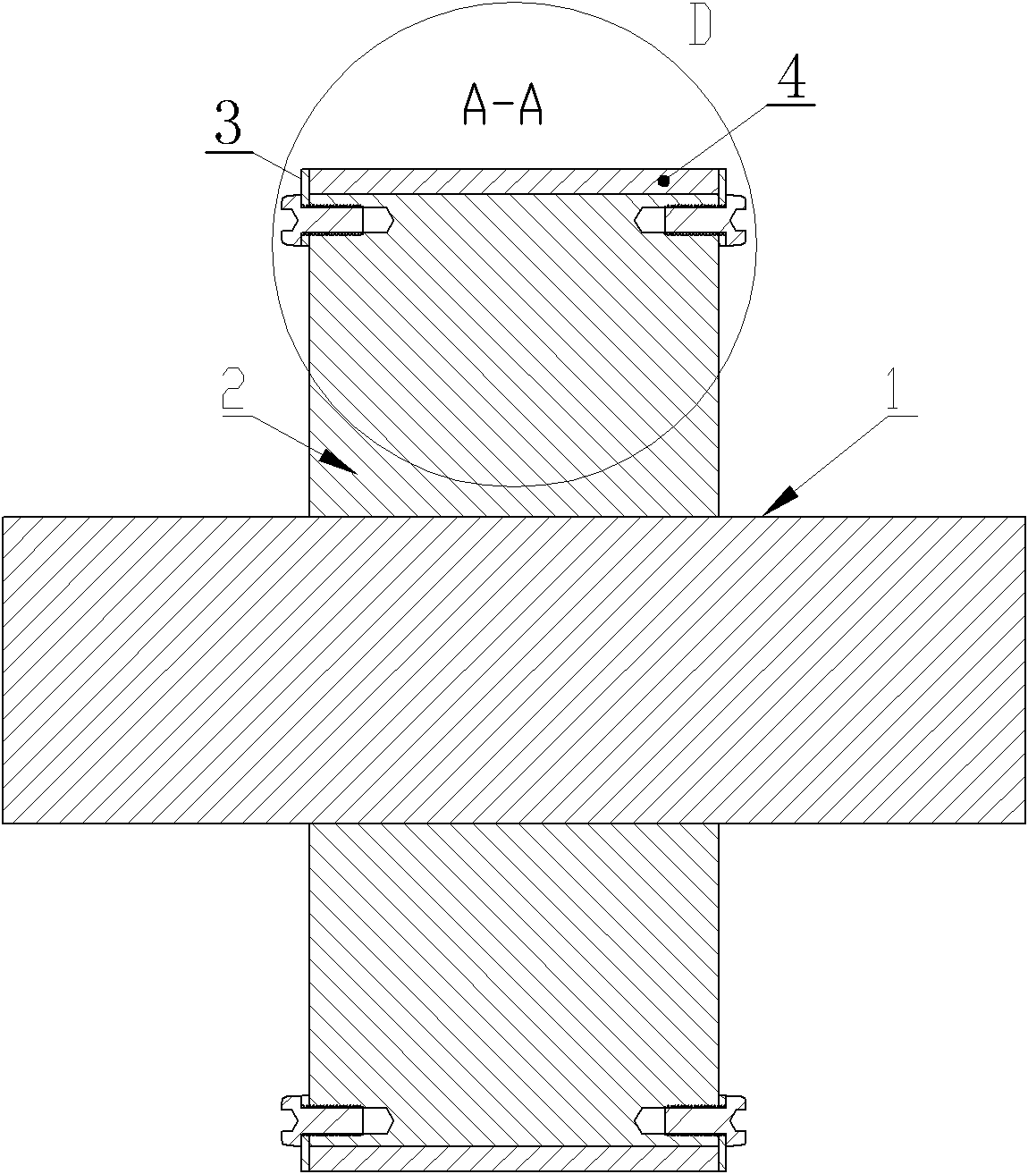 Structure for fixing magnetic poles of permanent magnet motor