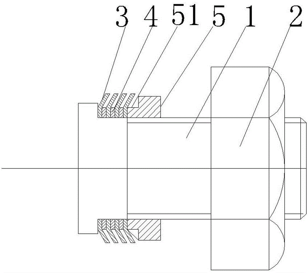 Laminated expansion bolt