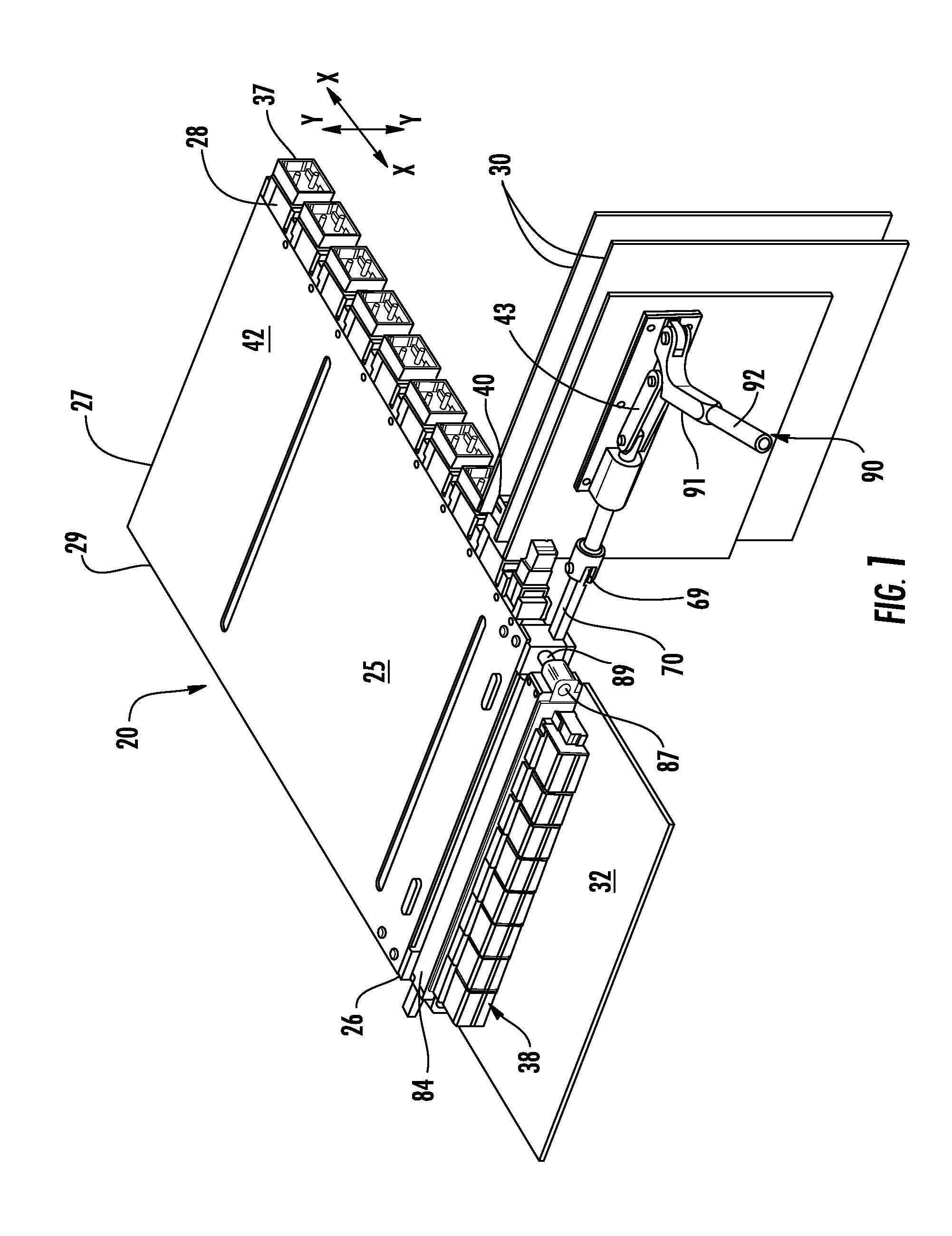 Cable module connector assembly suitable for use in blind-mate applications