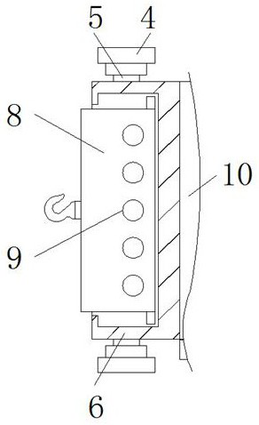 An outdoor unit wiring device with noise reduction effect