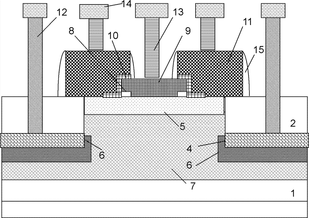 Vertical parasitic type PNP triode and manufacture method