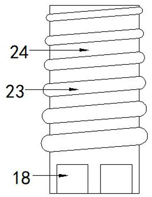 Thermal desorption remediation device for polluted soil