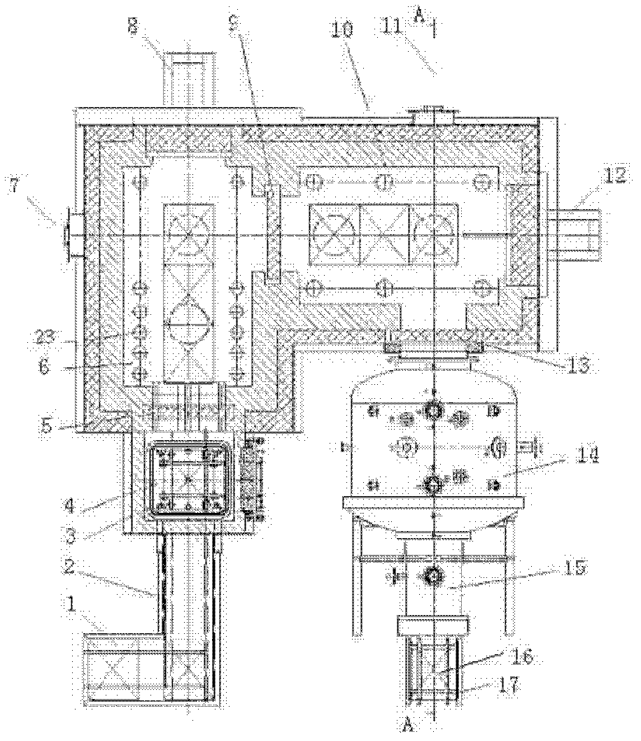 Continuous protective atmosphere heating high-pressure gas quenching furnace