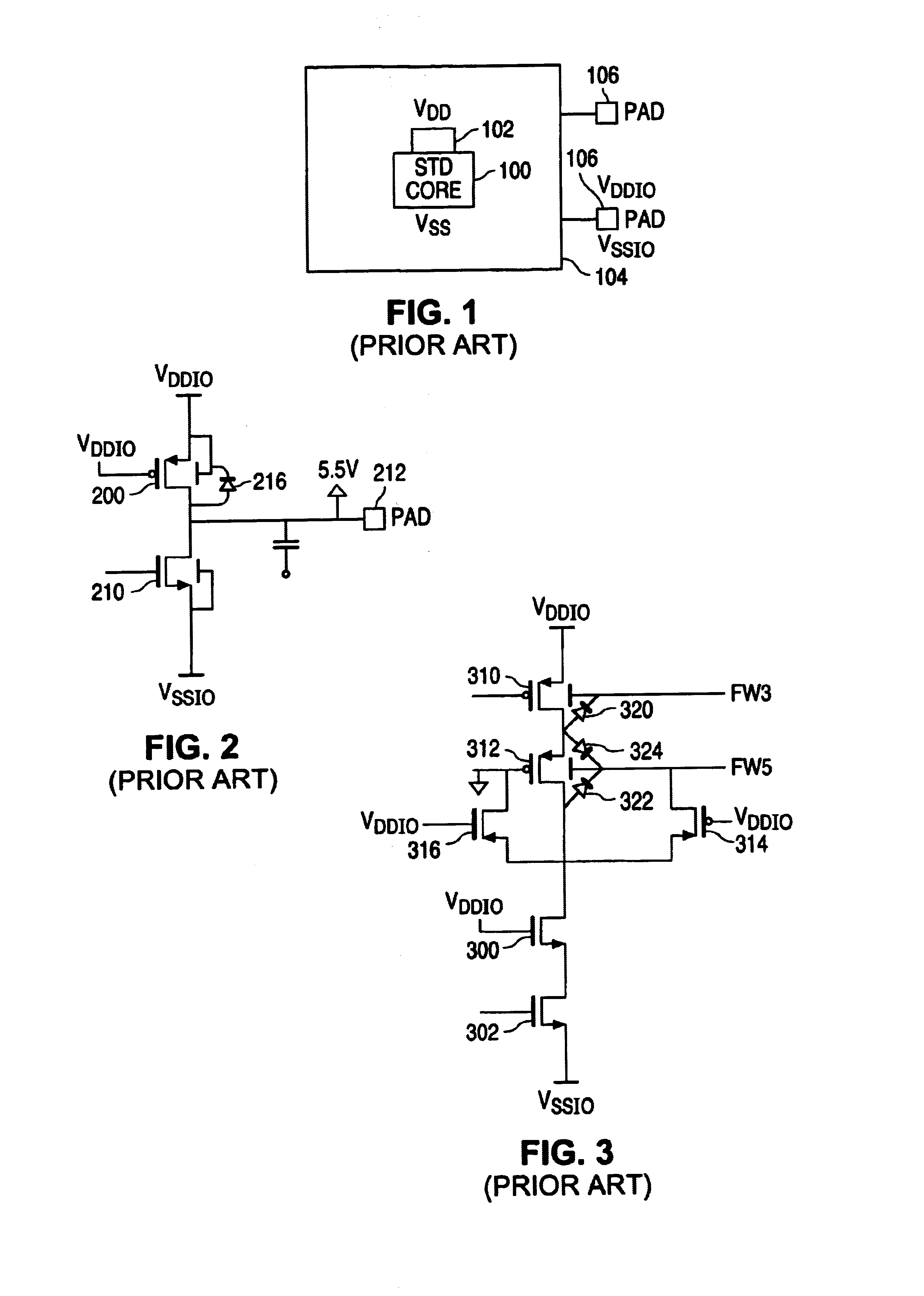 Back-drive circuit protection for I/O cells using CMOS process