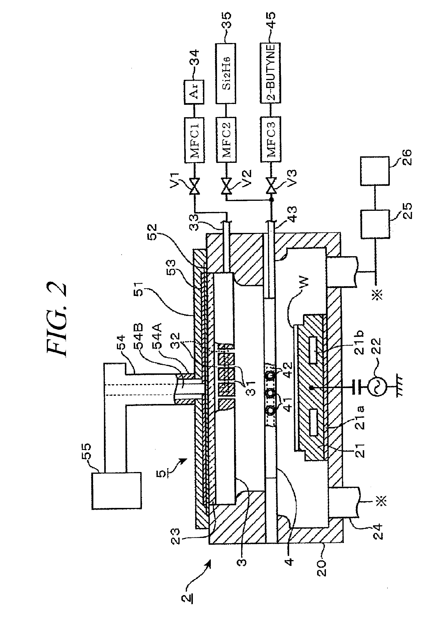 Amorphous carbon film, semiconductor device, film forming method, film forming apparatus and storage medium