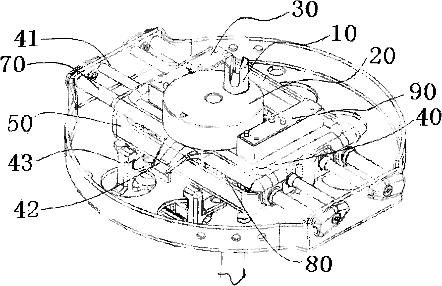 Crank-rocker quick mechanism