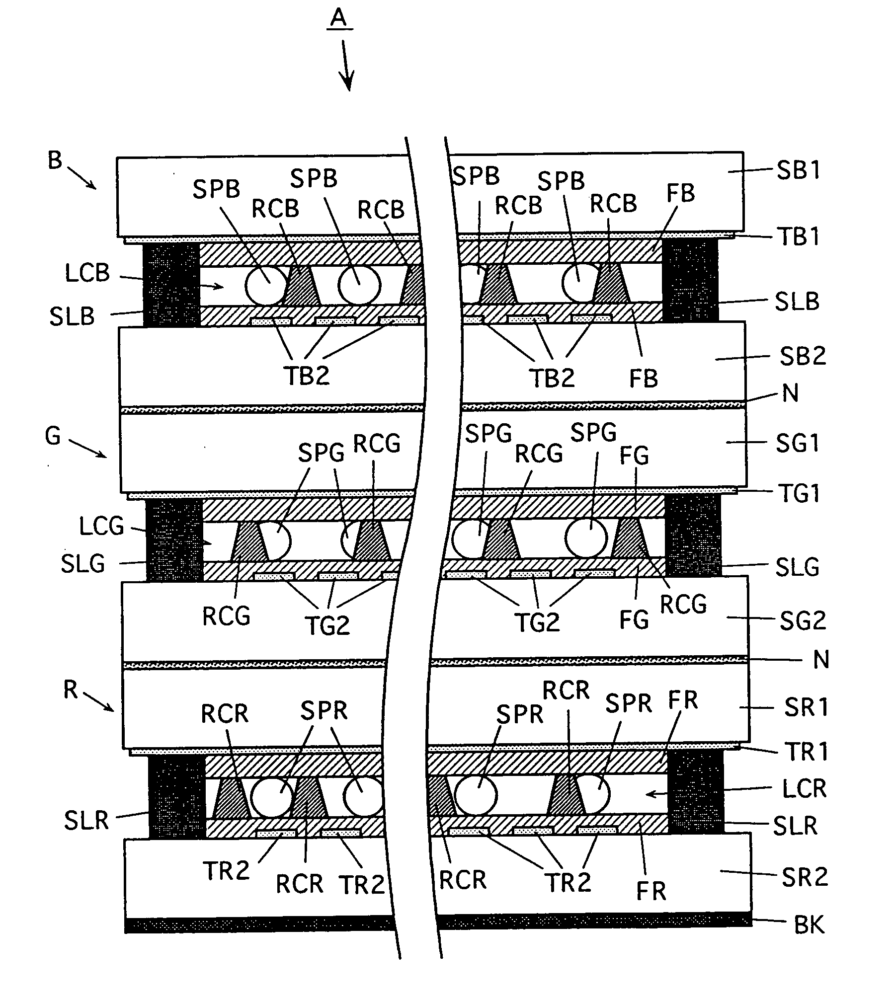 Liquid crystal display element and method of producing the same