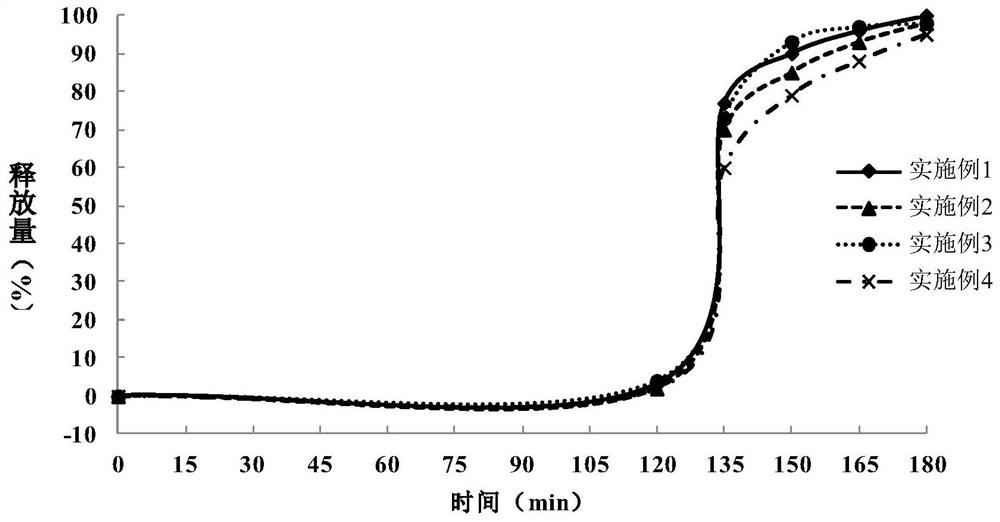 Metformin hydrochloride enteric-coated tablet and preparation method thereof