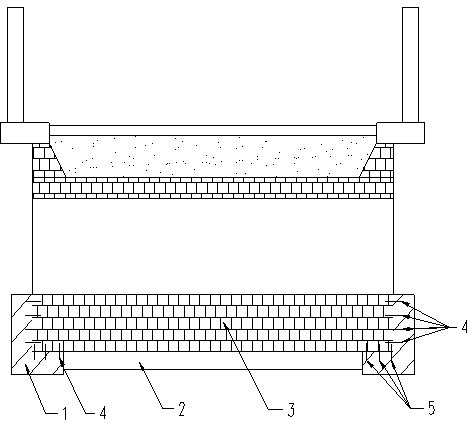 Reinforcing method of masonry arch bridge