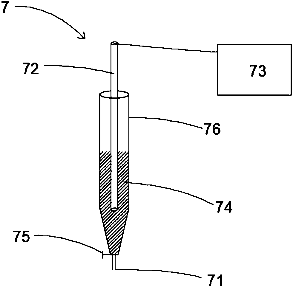 Vacuum atomizing device and method for preparing 3D printing powder