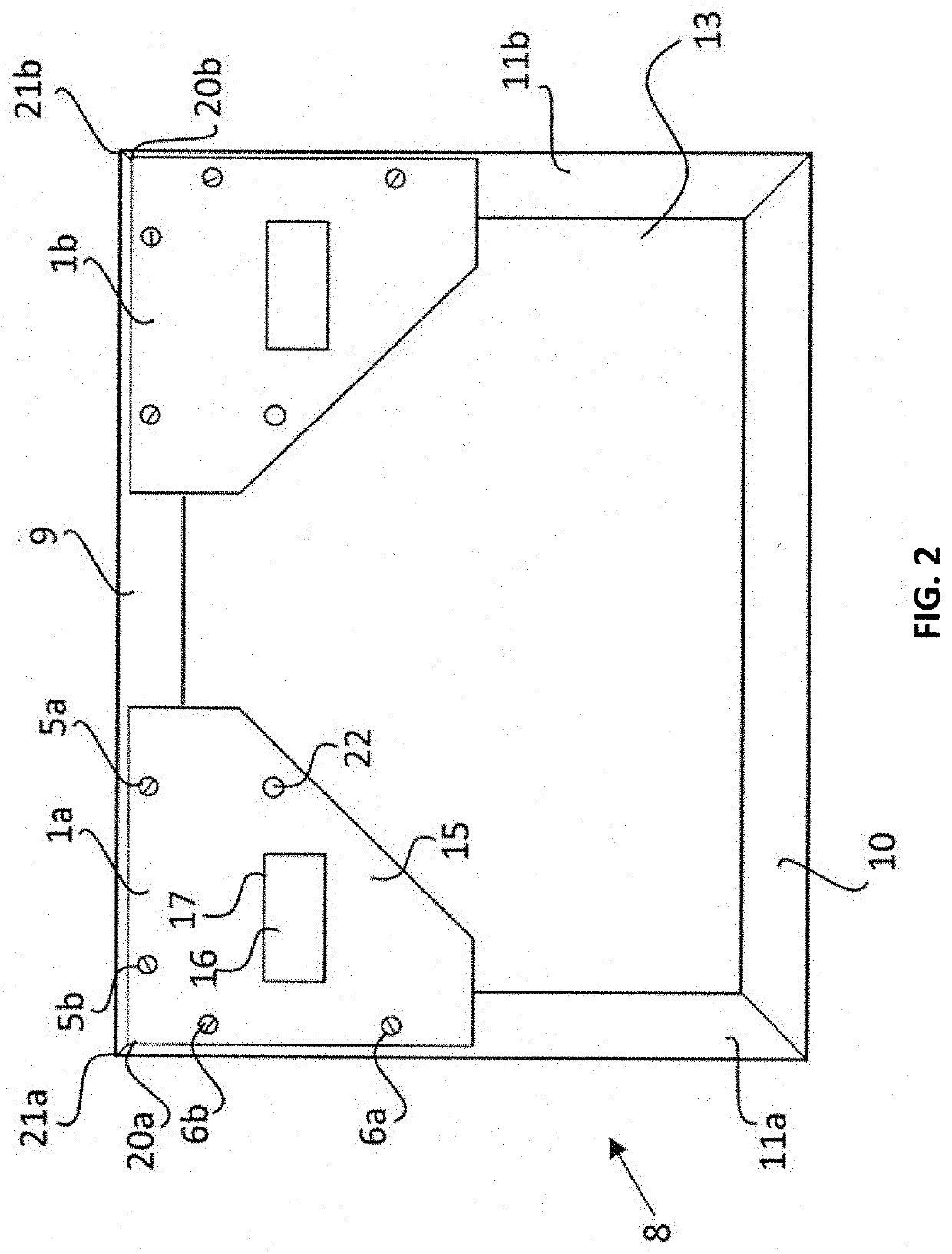 Picture frame hanging assembly and method of installation