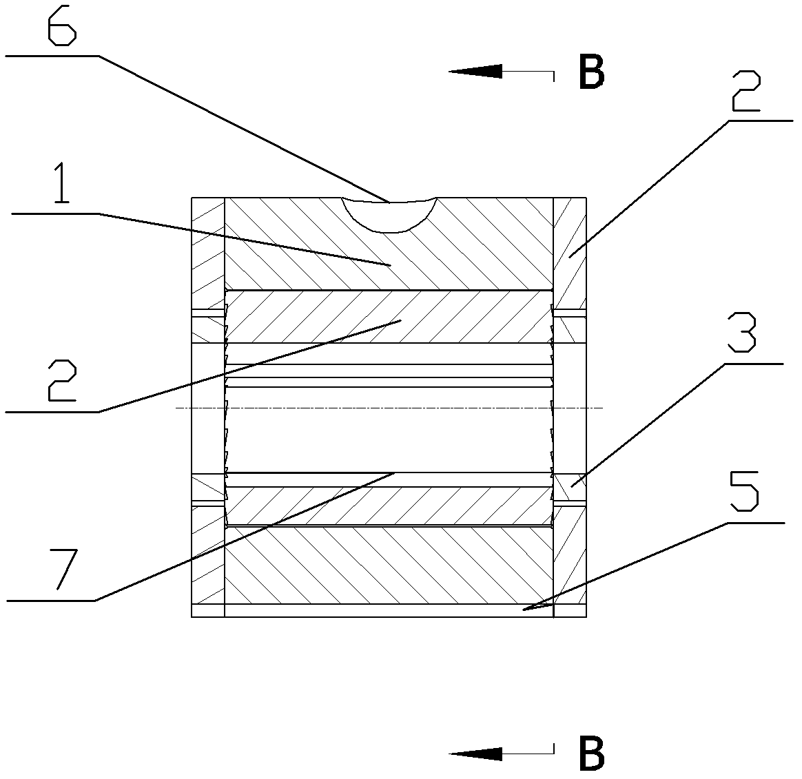 Self-sealing hydrodynamic gas radial ceramic bearings