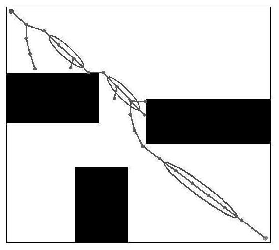 Collision-free path planning method and device for welding robot in complex environment