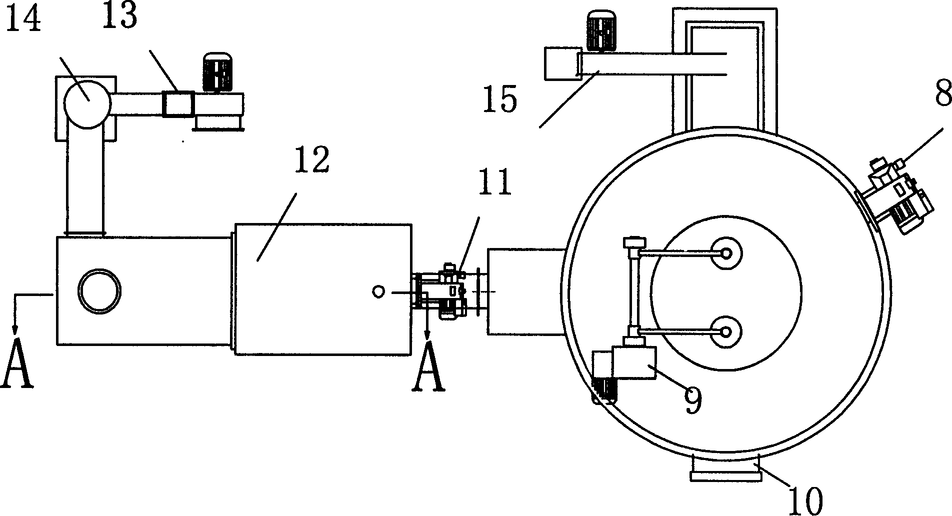 Garbage incinerator device using backfire method