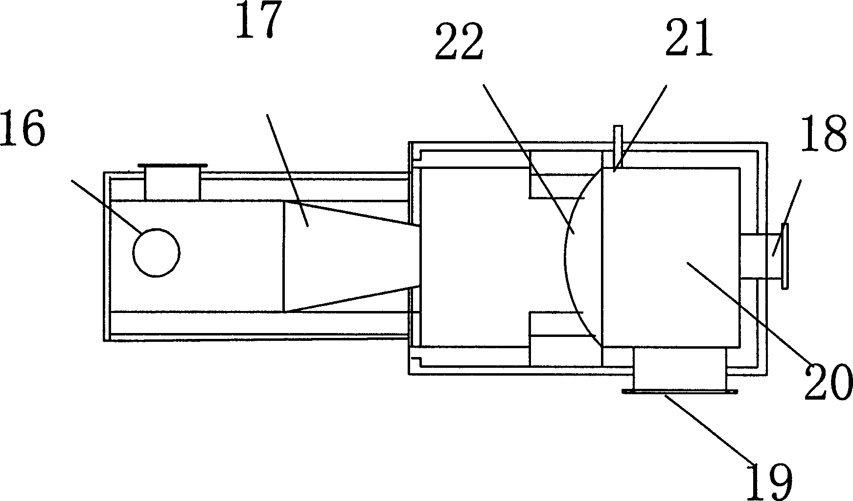 Garbage incinerator device using backfire method